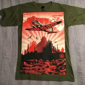Obey “War Is Over” T-shirt. Size Small/Medium